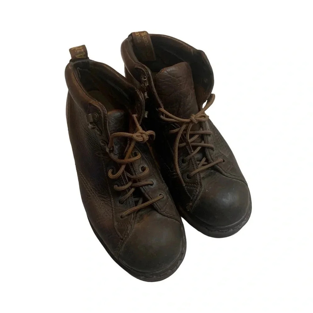 Dr. Martens Vintage Made In  England Air Wair Brown Lace Up Shoes